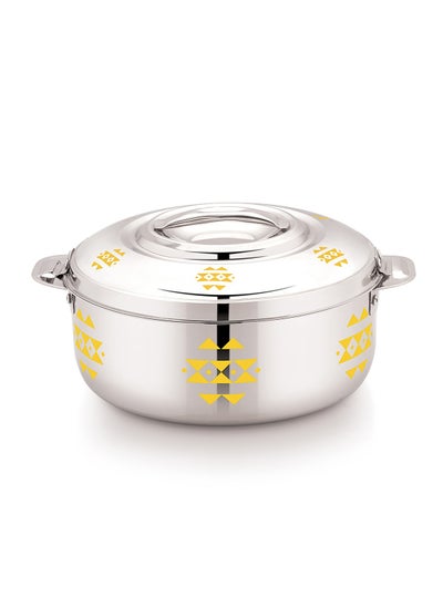 Buy Yara Stainless Steel Casserole Stylish, Durable, and Heat-Retaining Design in UAE