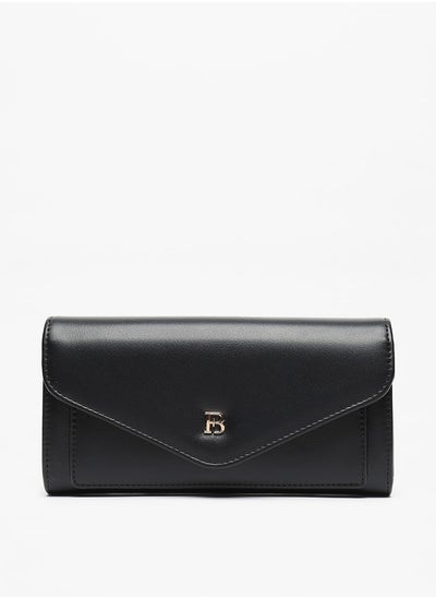 اشتري Women Solid Wallet With Flap Closure في الامارات