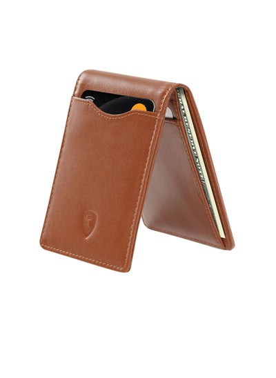 Buy Slim  Wallets for Men  Bifold with RFID Protection Minimalist  Tan in UAE