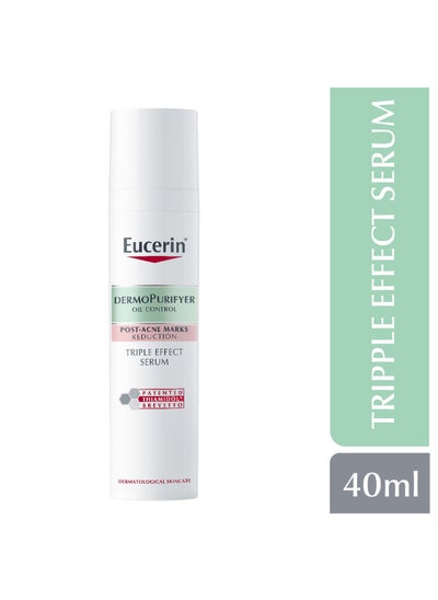 Buy DermoPurifyer Oil Control Triple Effect Face Serum Acid Long-Lasting Matte Finish, 40ml in UAE