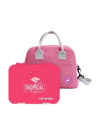 اشتري Bento Boxes wt Insulated Lunch Bag Combo -  Tropical Pink في الامارات