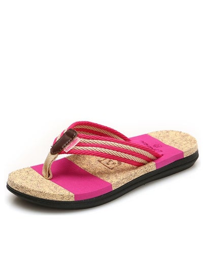 اشتري Men/Women New Beach Flip-Flops Plum Purple في الامارات