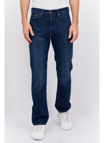 Buy Men Regular Fit Washed Denim Jeans, Blue in UAE