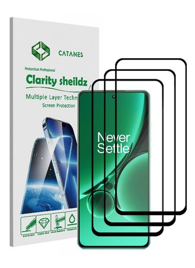 Buy 3 Pack For OnePlus Nord 3 Screen Protector Scratch and Shatter Resistant Anti Bubble HD Clear Film in UAE