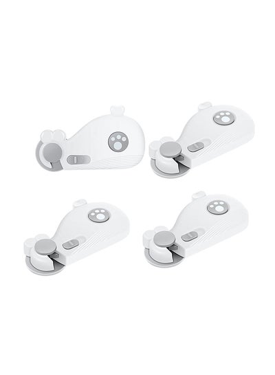 Buy Cabinet Locks for Babies, 4 Pack Cabinet Locks, Child Proof Cabinet latches, 3M Adhesive Child Safety Locks for Doors in Egypt