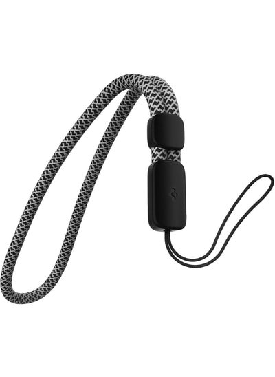 Buy Universal Adjustable Hand Wrist Strap Phone Lanyard Compatible with Apple Airpods Pro (2nd Generation) - Black & White in UAE