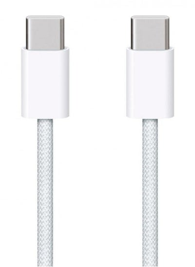 Buy Type C To Type C Data Sync And Charging Cable compatible Apple iphone 15 Pro Max - Iphone 15 in Saudi Arabia