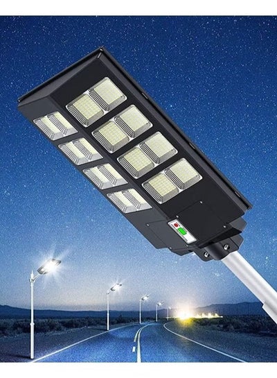 Buy 3600W Solar Street Light Dusk to Dawn with Remote Control Motion Sensor Solar Lights Outdoor Waterproof Perfect for Patio, Shed, Garden, Backyard in UAE