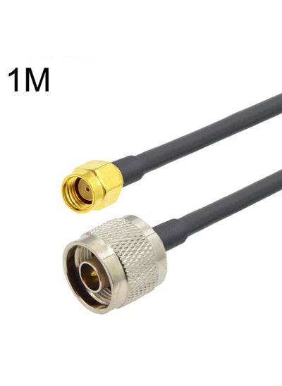 اشتري RP-SMA Male to N Male RG58 Coaxial Adapter Cable, Cable Length:1m في الامارات