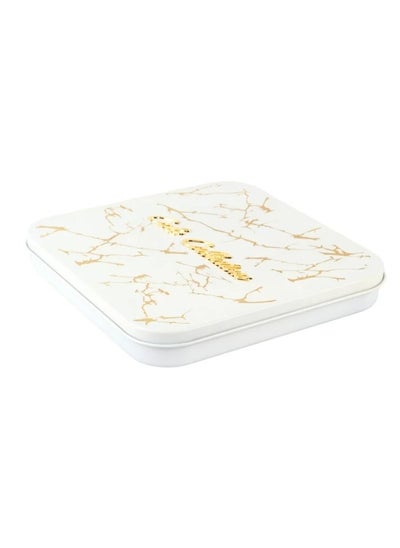 Buy Basbousa cutting tray, white, square shape in Saudi Arabia