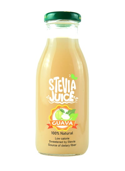 Buy Stevia Juice Natural Guava Juice - Natural and refreshing juice without sugar sweetened with natural stevia 300 ml in Egypt