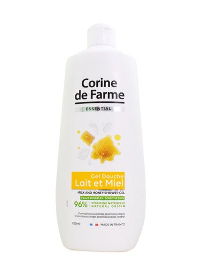 اشتري CDF Milk and Honey Shower Gel Essential 750 ML في الامارات