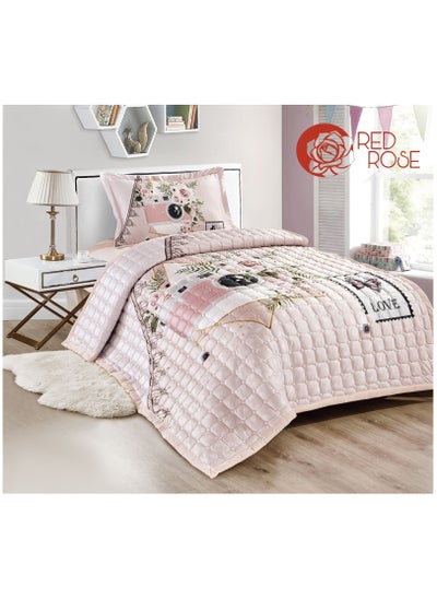 Buy Children's Velvet Compact Duvet Set 3 Pieces 160X220 cm in Saudi Arabia