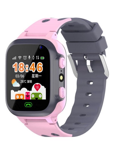 اشتري KIDS Smart Watch Pink/Grey MK05 في الامارات