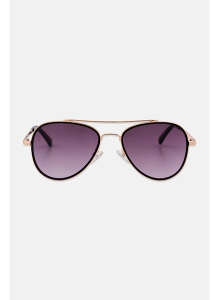 اشتري Men KC2837 Pilot Aviator Sunglasses, Gold/Black في الامارات