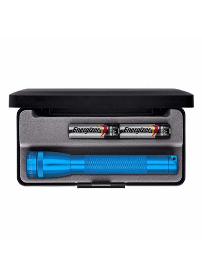 اشتري Maglite Mini 2-Cell AA Incandescent Flashlight Presentation Box Blue 14 Lumen M2A11L في الامارات