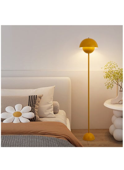 اشتري Modern Floor Lamp for Bedroom, Industrial Metal Standing Lamp with LED Bulb, Minimalist Tall Floor lamp for livingroom, Office في الامارات