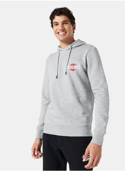 Buy Logo Street Regular Fit Hoodie in Saudi Arabia