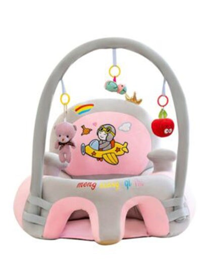 Buy Plush Chair Feeding Seat Skin Puff Baby Feeding Safety Seat Skin Cartoon in UAE