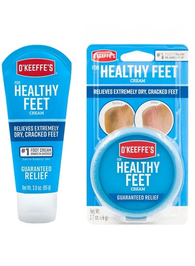 Buy O'Keeffe's Healthy Feet Foot Cream - 76g and O'Keeffe's Healthy Feet Foot Cream - 85g in Saudi Arabia