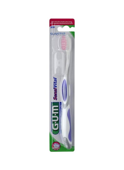 اشتري Sensivital Toothbrush Ultra Soft Bristles Gentle on Sensitive Teeths and S Deep Interdental Cleaning Removes Plaque on Teeth and S Leaves Teeth Feeling Incredibly Smooth and Clean في الامارات