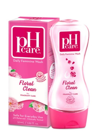 Buy PH Care Feminine Wash FLORAL CLEAN 50 ML in UAE