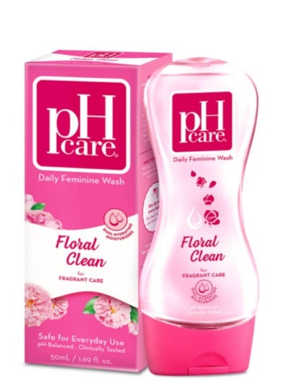 Buy PH Care Feminine Wash FLORAL CLEAN 50 ML in UAE