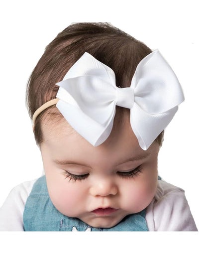 Buy Baby Girl Nylon Headbands with Bows in Saudi Arabia