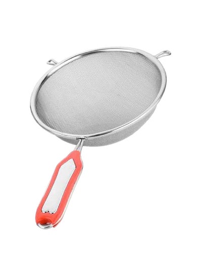 Buy Stainless Steel Soup And Juice Strainer Liquid Filter 15cm Diameter Set Of 1 Pcs Silver Standard in UAE