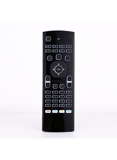 Buy 1 x 5 pcs MX3 Smart Remote Air Mouse Voice Control with IR Learning Backlit & Voice with Voice in Saudi Arabia