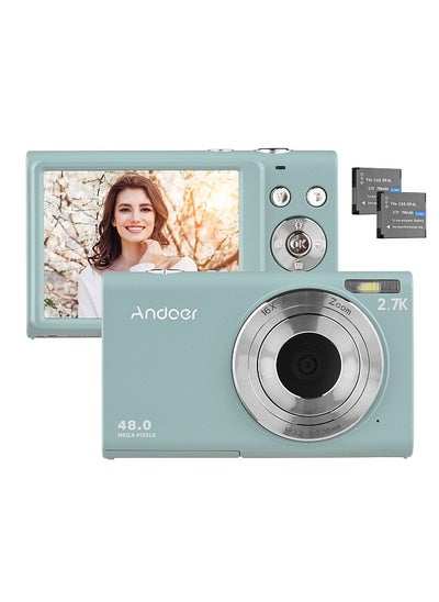 Buy Andoer Compact 4K Digital Camera Video Camcorder 50MP 2.88Inch IPS Screen Auto Focus 16X Zoom Anti-shake Face Detact Smile Capture Built-in Flash Wrist Strap for Kids Teens in Saudi Arabia