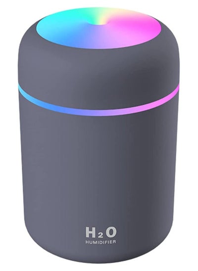 Buy Colorful Cool Mini Humidifier USB Personal Desktop Humidifier for Car Office Room Bedroom Auto Shut-Off 2 Mist Modes Super Quiet (Black) in UAE