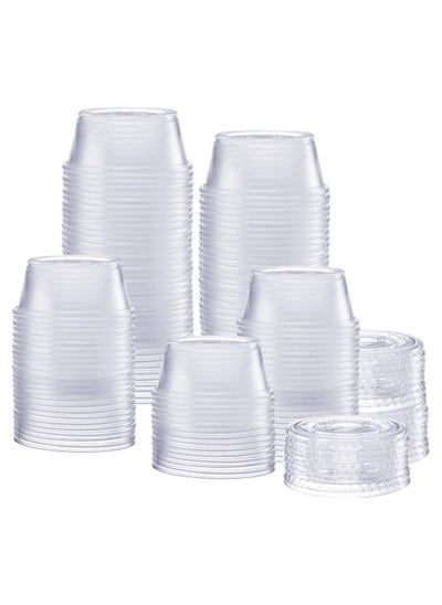 Buy 100 Sets 3.25oz Portion Cups with Lids in Saudi Arabia