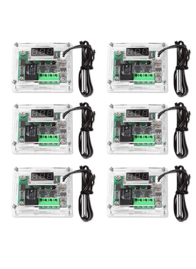 Buy 6 PCS Temperature Controller Module, XH-W1209 LCD Display Digital Thermostat Module, with Waterproof NTC Probe, 50~110℃ DC 12V Electronic Temp Control Module Switch in UAE