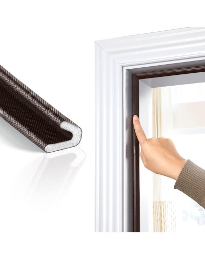 Weather Stripping Door Seal Strip, Self-Adhesive V Shape PU Foam Weather  Strip for Door/Windows, 19.7 Feet Long Door Frame Seal Door Insulation Anti  Collision Soundproof price in UAE, Noon UAE