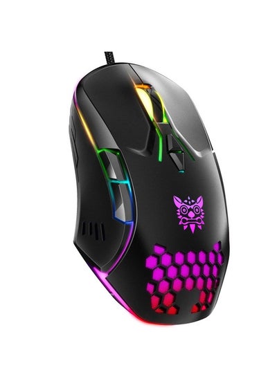 Buy ONIKUMA CW902 RGB Lighting Wired Mouse(Black) in Saudi Arabia