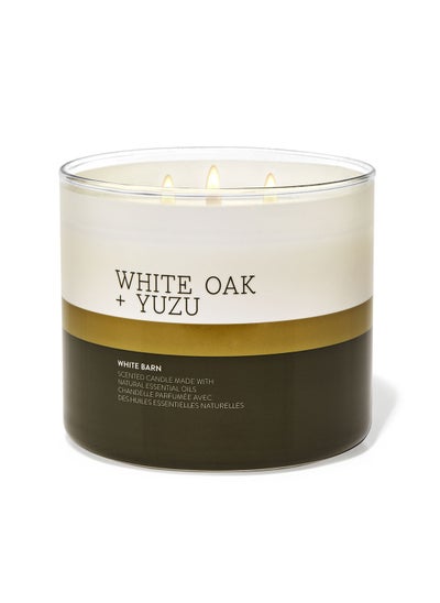 اشتري White Oak & Yuzu 3-Wick Candle في السعودية