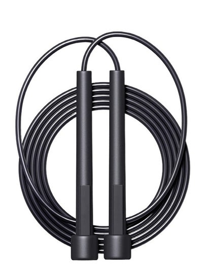 Buy Skipping Jump Rope For Men and Women With Adjustable Height Black in UAE