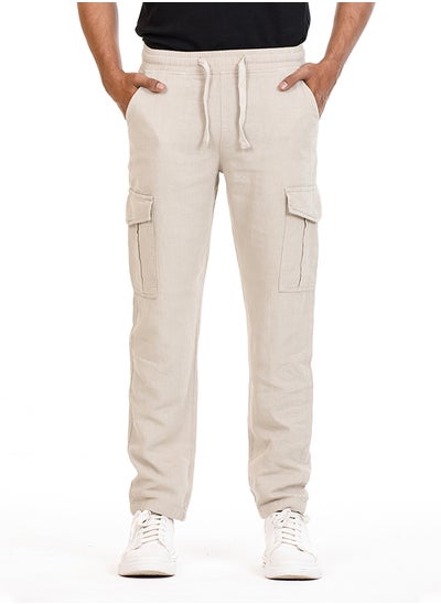 اشتري COTTON GRAY CARGO PANT في الامارات