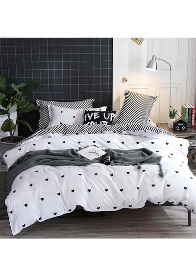 Buy Bed Sheet Quilt Cover Bedding Set 220*240cm in Saudi Arabia