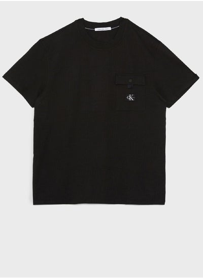 Buy Logo Front Pocket T-Shirt in Saudi Arabia