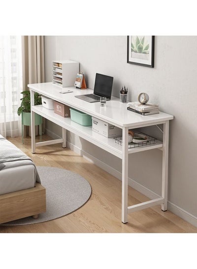 Buy Double Layer Computer And Home Desk Long Table in UAE