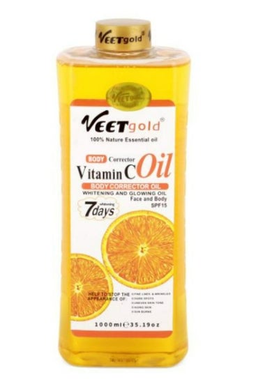 اشتري Orange Vitamic C Oil Body Corrector Oil 1000 ML في الامارات