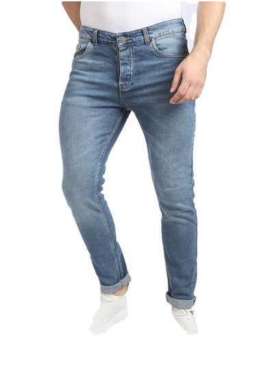 Buy White Rabbit Slim Fit Heather Blue Jeans in Egypt