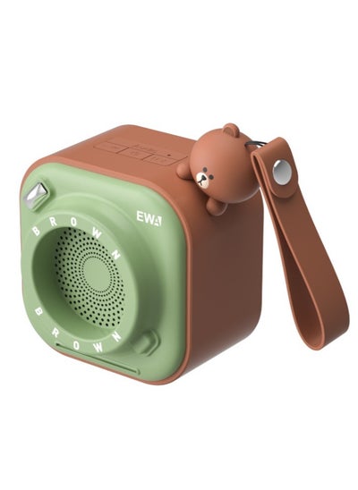 اشتري EWA A13 LINEFRIENDS Desktop Audio Wireless Bluetooth Speaker for Camping, Cony Rabbit/Brown Bear في الامارات