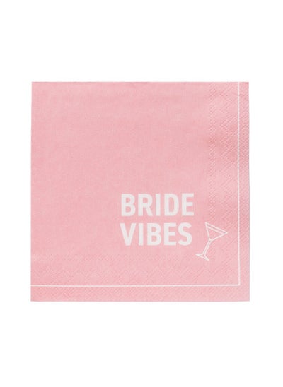 اشتري BRIDE VIBES, NAPKIN, 25CM, 21PK, FSC MIX في الامارات