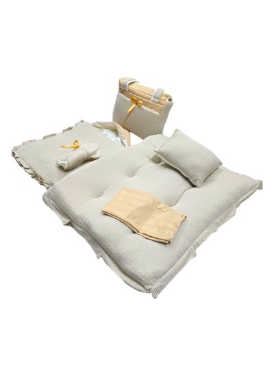 اشتري 6-Piece Set of Bed Sheet Baby House Diaper Bag Nursing Home في السعودية