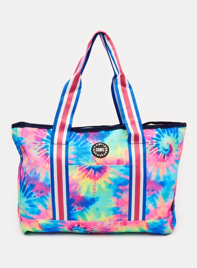 Buy Colorful Tie Dye Pink & Turqoise tote bag in Egypt