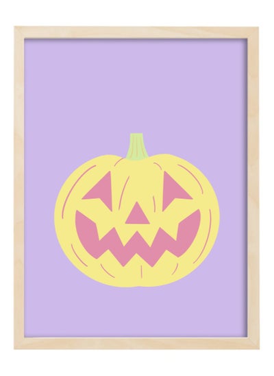 اشتري Halloween Cute Pumpkin Framed Poster 30x40cm - Spooky Halloween Wall Art Decor for Kids' Rooms, Home, Nursery, or Party -  Halloween Decoration Gift في الامارات