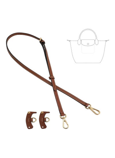 Buy Skycare Genuine Leather Purse Straps - Adjustable Shoulder Strap for Longchamp Mini Bags in Saudi Arabia